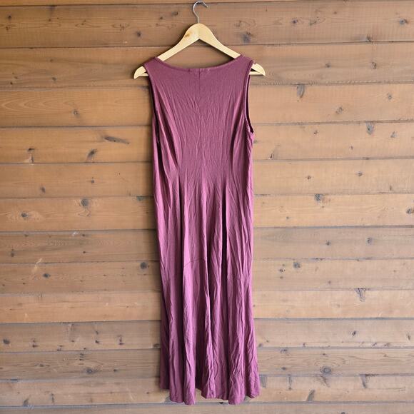 Peruvian Connection Pima Cotton Modal Tank Dress Terracota Large Boho Soft Cozy - Picture 2 of 5